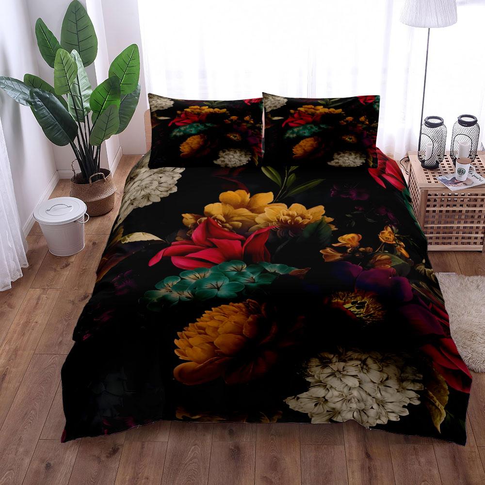 Bettwäsche-Set „Exotic Garden“, Kingsize, Queensize, Twin, Einzelbett, Bettbezug, Kissenbezüge, Bettwäsche-Set 140x200cm von Joom DACH