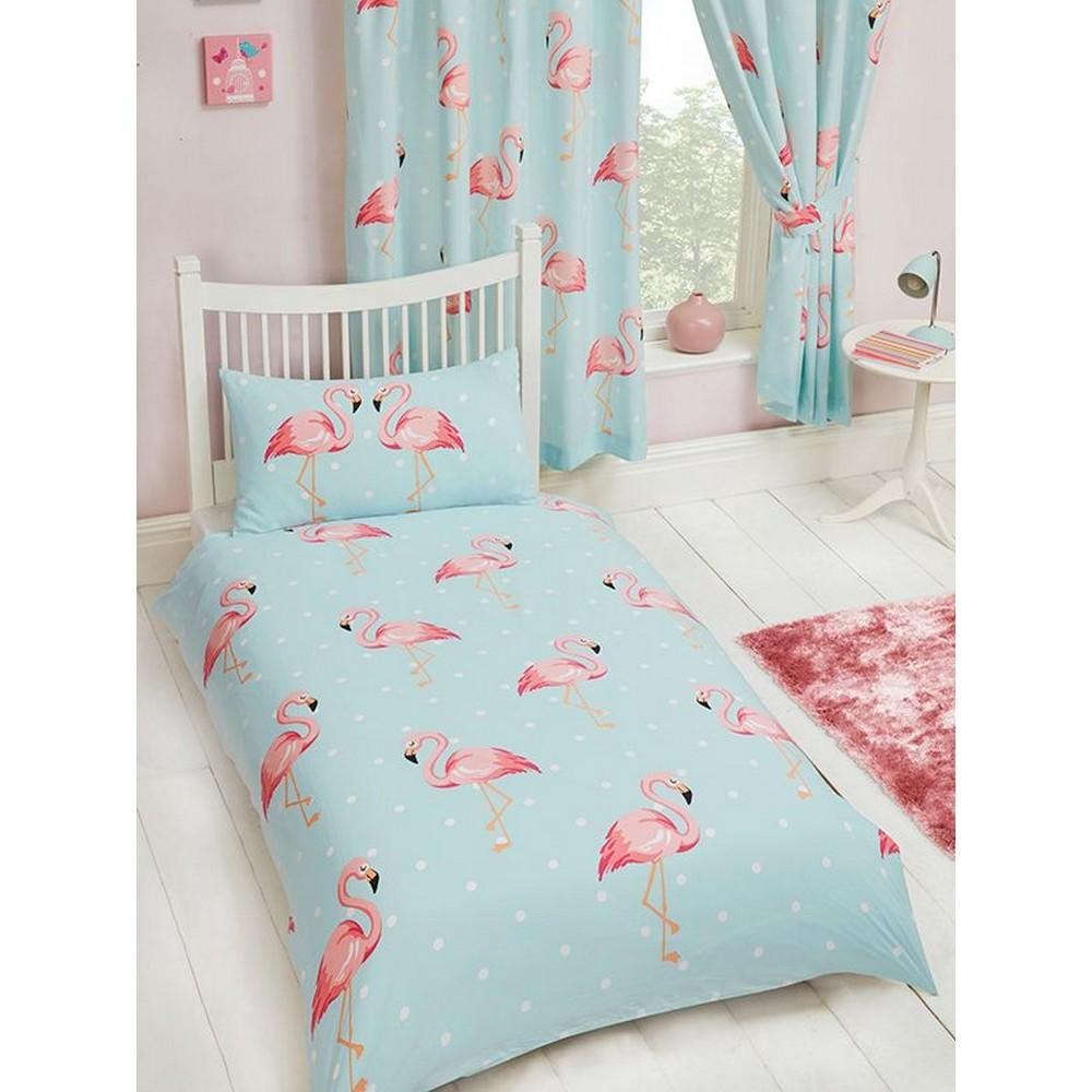 Bettwäsche & Beyond Fifi Flamingo Spannbettlaken Single blau/rosa Bettwäsche & Beyond Fifi Flamingo Spannbettlaken Single blau/rosa von Joom DACH