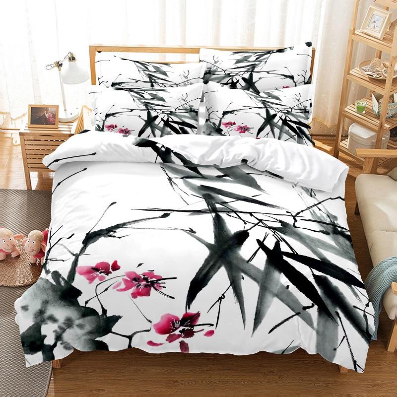 Bettwäscheset Bettbezugset 3D-Bettwäsche Digitaldruck Bettwäsche Queen-Size-Bettwäscheset Modedesign EU single(135x200cm) von Joom DACH