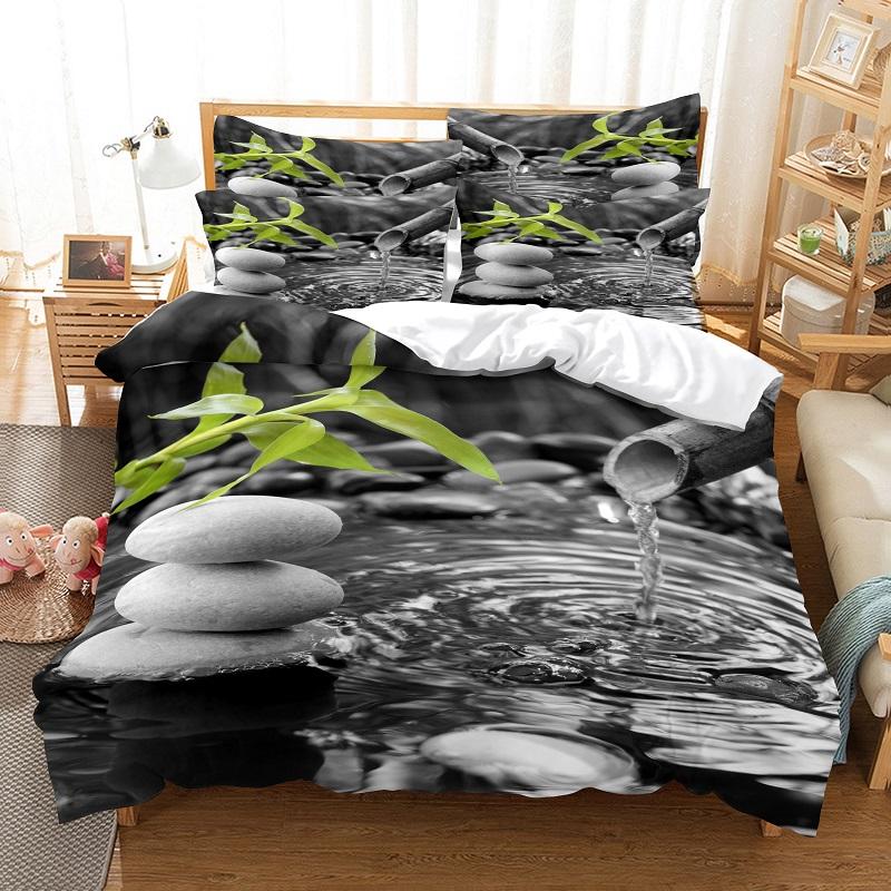 Bettwäscheset Bettbezugset 3D-Bettwäsche Digitaldruck Bettwäsche Queen-Size-Bettwäscheset Modedesign EU single(135x200cm) von Joom DACH