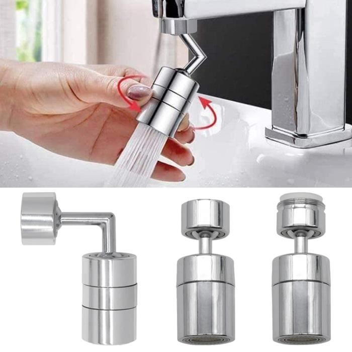 Beweglicher Küchenkopf von Robinet, beweglicher Robinet-Garnitur, 720° drehbarer Robinet-Belüfter, Anti-Klapp-Knopf mit von Joom DACH