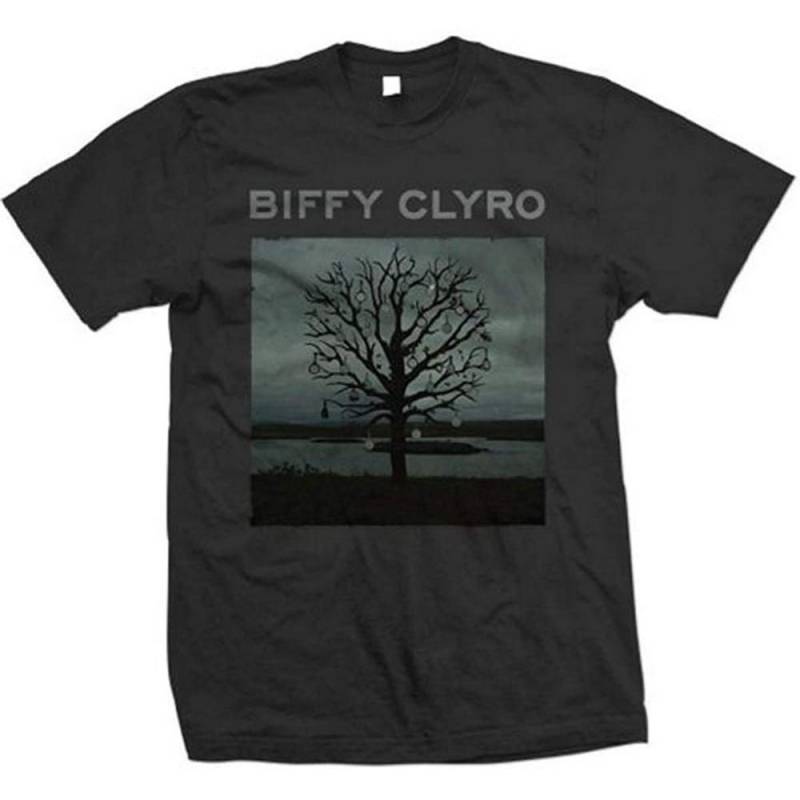 Biffy Clyro Unisex-Erwachsene Kronleuchter-Baumwoll-T-Shirt XXL schwarz von Joom DACH
