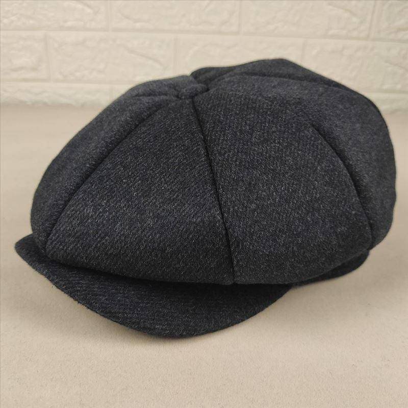 Big Head Herren Plus Size Baskenmütze Erwachsene Fischgrätenfilz Achteckige Mütze Damen Winter Kürbismütze Gatsby Flache Ivy Cap 56-58 cm 59-60 cm 56-58cm von Joom DACH