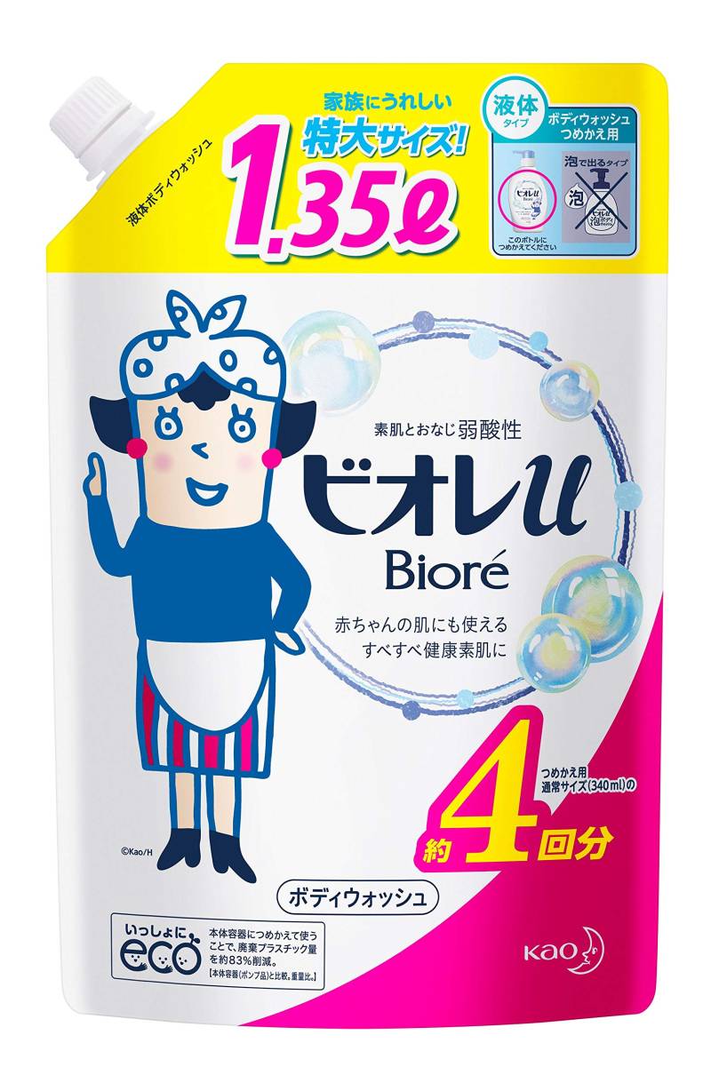 Biore u 4 refills liters [Large capacity] 1.35 (x 1) von Joom DACH