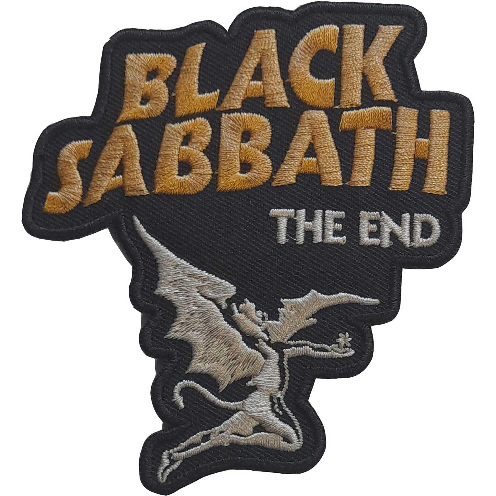 Black Sabbath The End gewebter Aufnäher zum Aufbügeln One Size schwarz/gold Black Sabbath The End gewebter Aufnäher zum Aufbügeln One Size schwarz/gold von Joom DACH