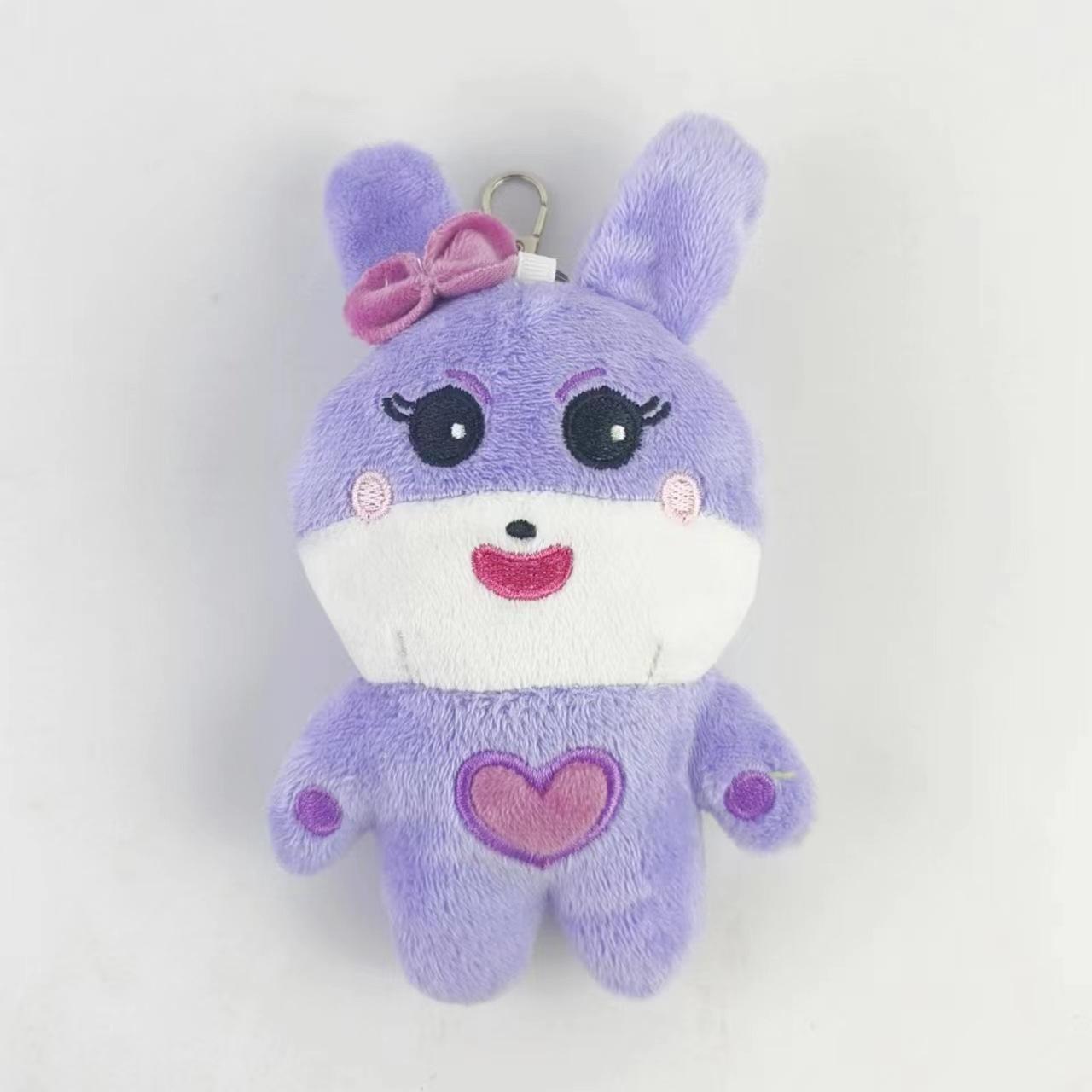 Blackpink Plüschtier LISA JENNI JISOO ROSÉ Plüschpuppe Kawaii Kuscheltiere Pendent violett von Joom DACH