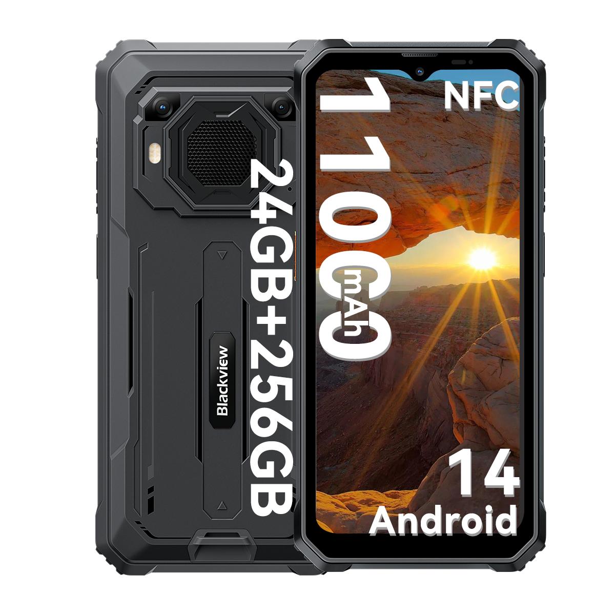 Blackview BV6200 Plus Smartphone 24 GB RAM 256 GB ROM Android 14 Robustes Telefon only cell phone schwarz von Joom DACH