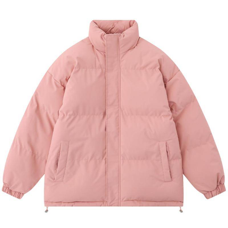 Blaue kurze Daunenjacke Damen Winter Neue Winterkleidung Verdickte Jacke Damen Brotjacke 2XL von Joom DACH