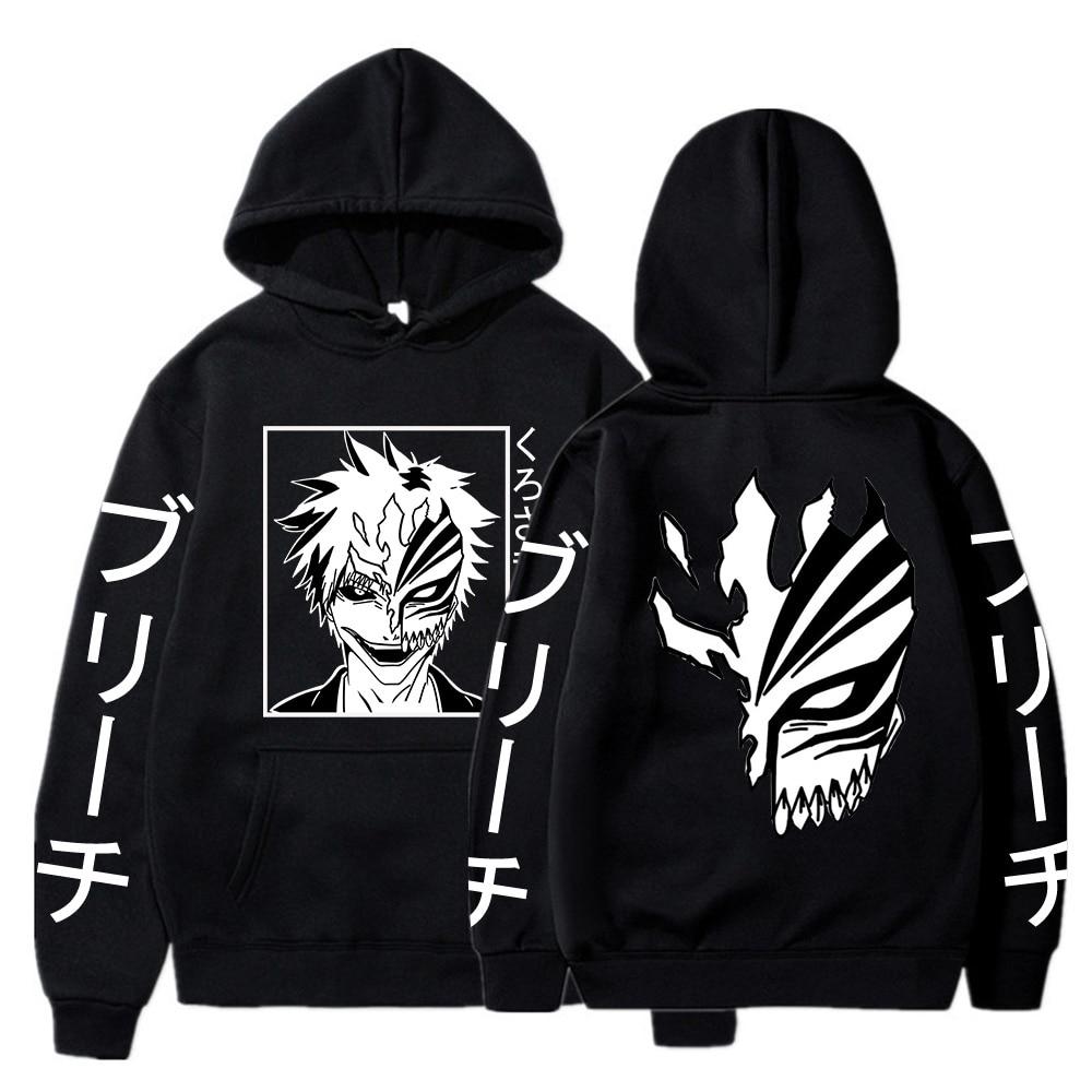 Bleach Kurosaki Ichigo Anime Harajuku Hoodies Gothic Cartoon Manga Maske Junge Grafik Männer Frauen Winter Lange Ärmel Sweatshirts XL schwarz Bleach Kurosaki Ichigo Anime Harajuku Hoodies Gothic Cartoon Manga Maske Junge Grafik Männer Frauen Winter Lange Ärmel Sweatshirts XL schwarz von Joom DACH