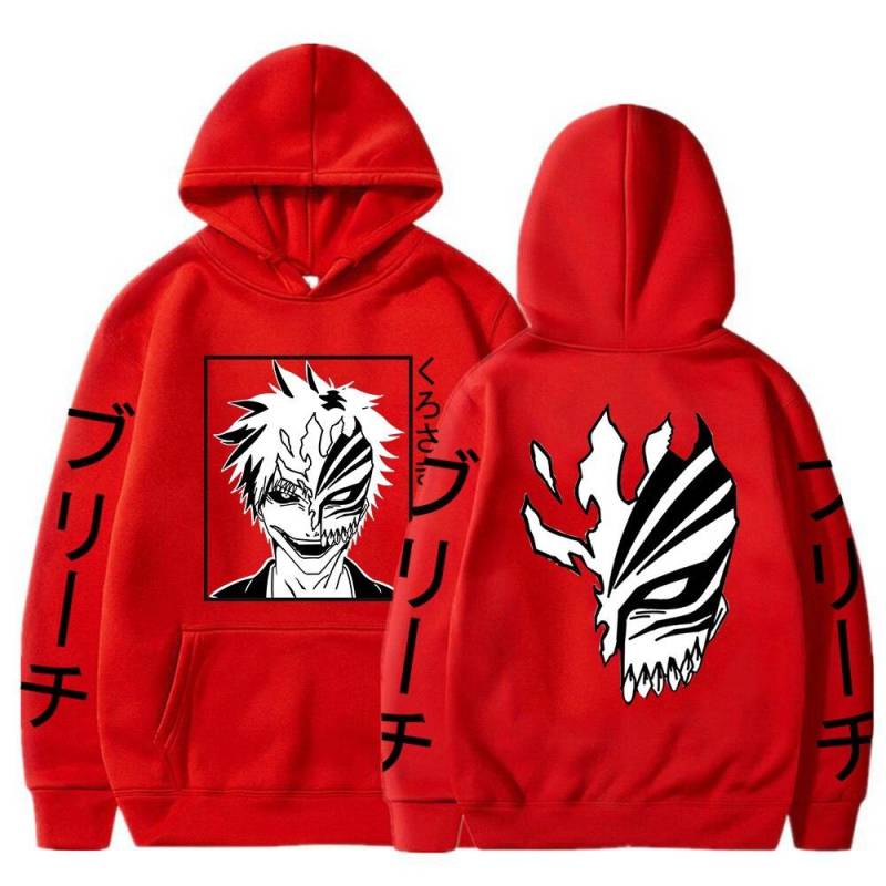 Bleach Kurosaki Ichigo Anime Harajuku Hoodies Gothic Cartoon Manga Maske Junge Grafik Männer Frauen Winter Lange Ärmel Sweatshirts XXL rot Bleach Kurosaki Ichigo Anime Harajuku Hoodies Gothic Cartoon Manga Maske Junge Grafik Männer Frauen Winter Lange Ärmel Sweatshirts XXL rot von Joom DACH
