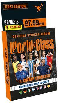 Blister mit 7 Päckchen - PANINI - FIFA WORLD CLASS 2024 STICKER - 35 Sticker bunt von Joom DACH