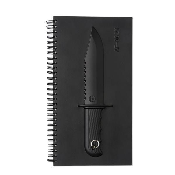 Luxuriöses Notizbuch mit geprägtem Messer von Joom DACH
