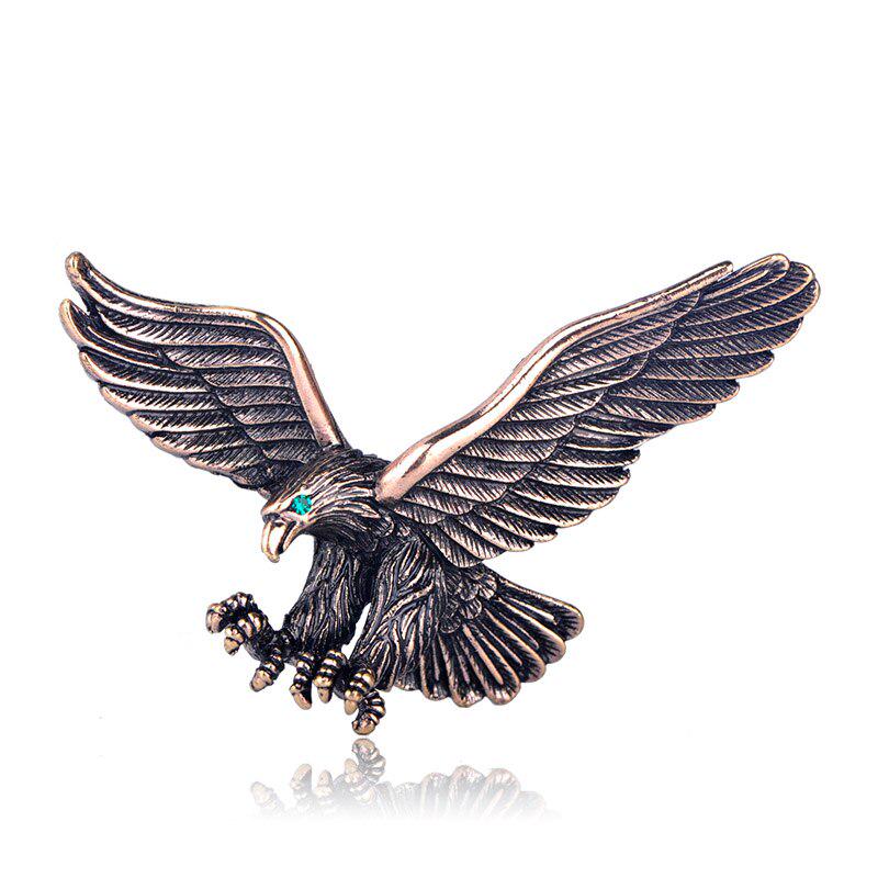 Blucome Vintage Antik Silber Farbe Schmuck Fliegenden Adler Brosche Männer Jungen Anzug Schal Zubehör Vogel Pins Geburtstag Party Geschenk gold von Joom DACH