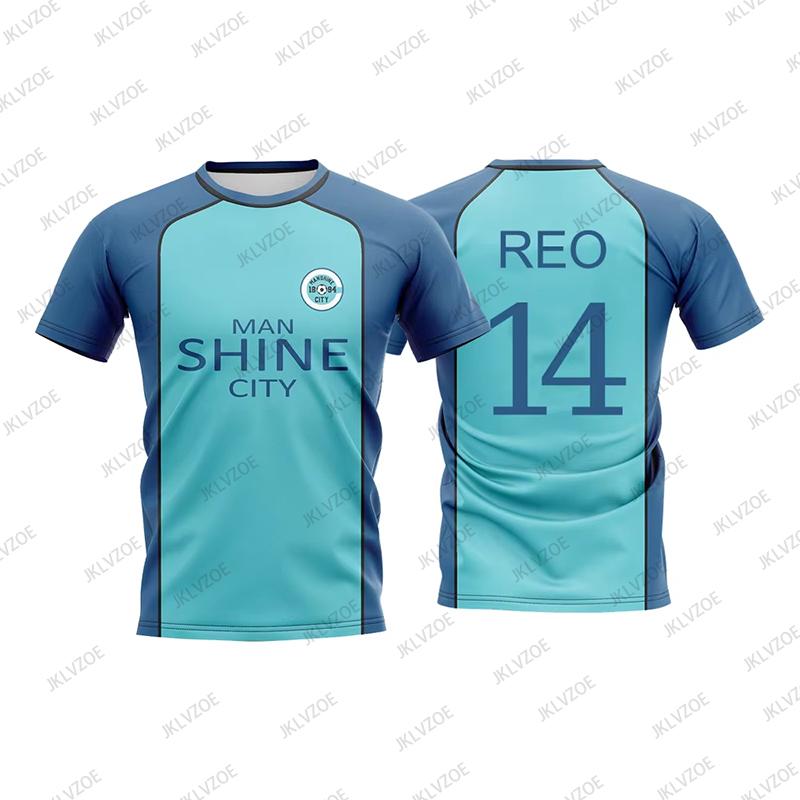 Blue Lock NAGI Man Shine City Trikot Japanischer Anime Cosplay Fußballuniform Sommer Sport Herren T-Shirt Lässig Kinder/Erwachsene Oberteile M von Joom DACH