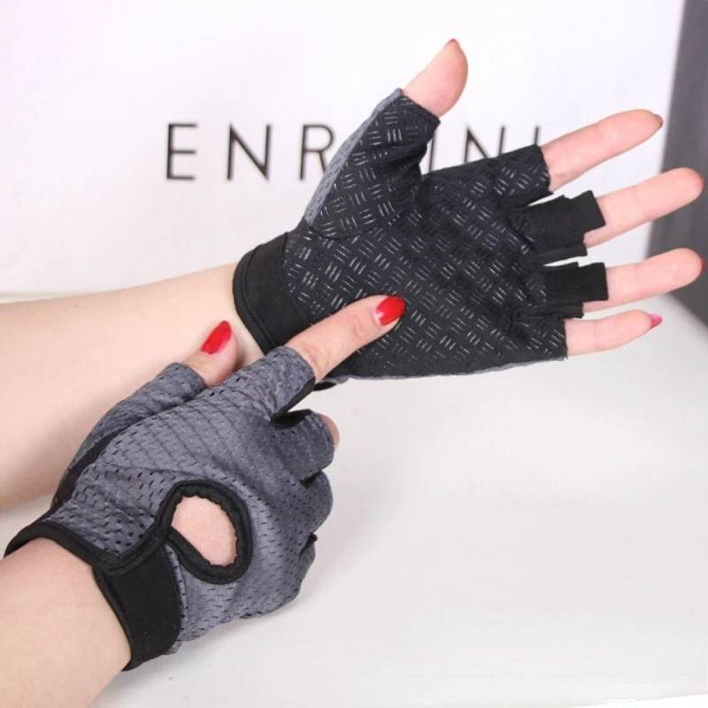 Bodybuilding Workout Fitness Handschuhe Gym Training Sport Handschuhe Ridley Handschuhe Männer Frauen L graue von Joom DACH