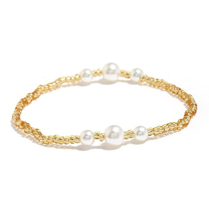 Böhmische Bunte Perlen Fußkettchen Für Frauen Sommer Ozean Strand Handgemachte Knöchel Armband Fuß Bein Strand Schmuck 14 von Joom DACH