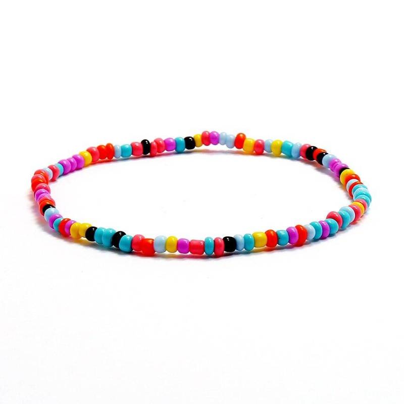 Böhmische Bunte Perlen Fußkettchen Für Frauen Sommer Ozean Strand Handgemachte Knöchel Armband Fuß Bein Strand Schmuck 18 von Joom DACH