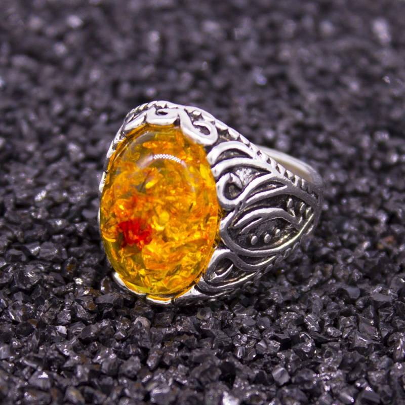 Böhmische Vintage gelbe Steinringe für Frauen Anel Boho Statement Hochzeit Verlobungsringe Männer Schmuck 10 von Joom DACH