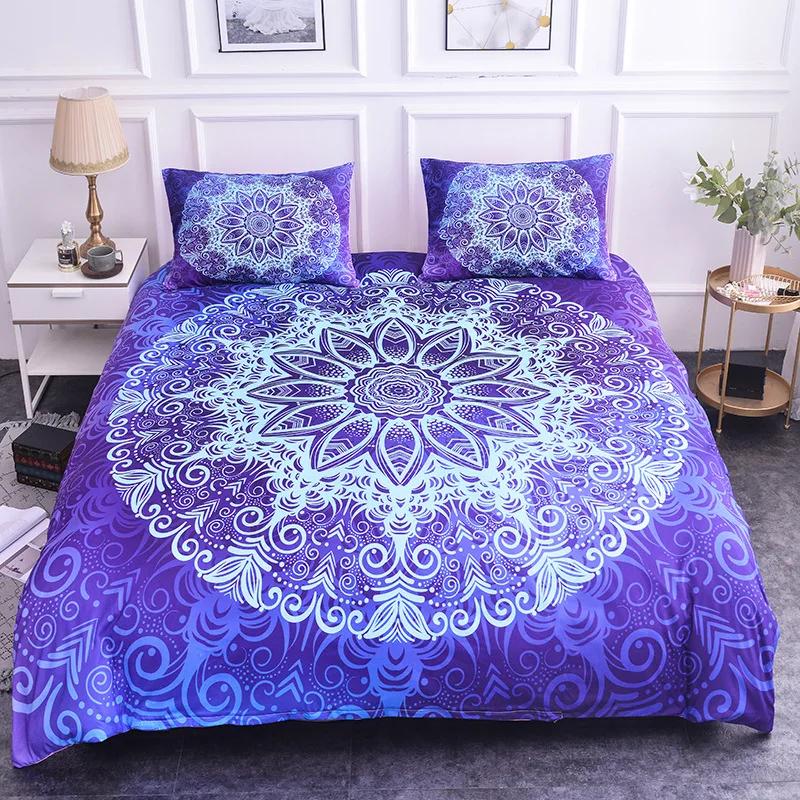 Boho Stil Bettdecke Bettwäsche Set Luxus Heimtextil Housse De Couette Böhmen 2/3tlg. Bettwäsche Bettbezug Set Bettwäsche EU single(135x200cm) von Joom DACH