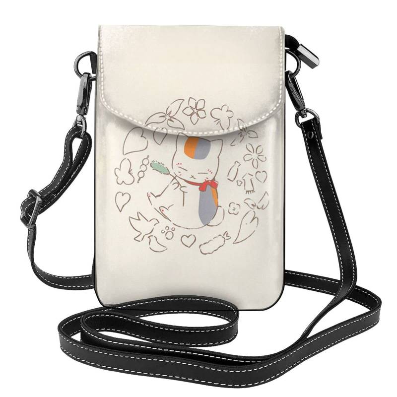 Book of Friends Nyanko Sensei Katze Smartphone Original für Frauen und Dünn und diese beliebte und niedliche Smartphone-Tasche kann als Mini- oder Umhängetasche verwendet werden. von Joom DACH