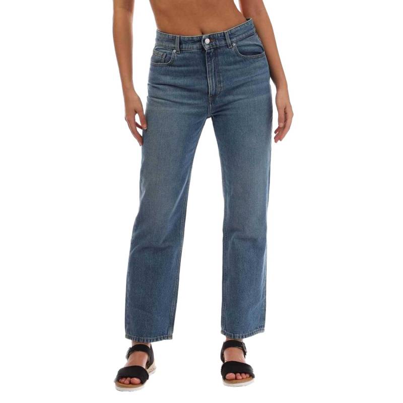 Boss Damen/Damen Cropped Straight Cut Jeans 26R blau von Joom DACH