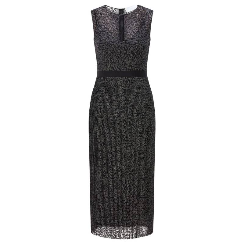 Boss Damen/Damen Delyra Midikleid 8 UK schwarz/silber Boss Damen/Damen Delyra Midikleid 8 UK schwarz/silber von Joom DACH