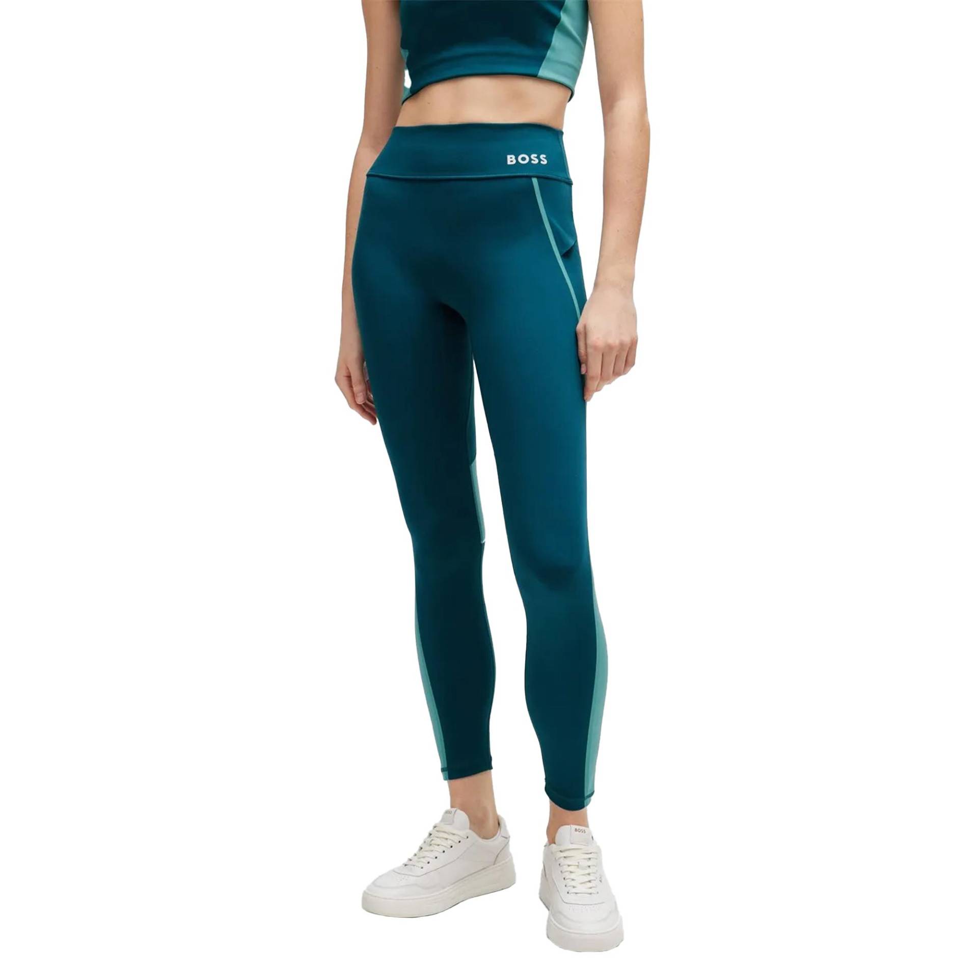 Boss Damen/Damen Ekiden Slim Leggings 14 UK grün von Joom DACH