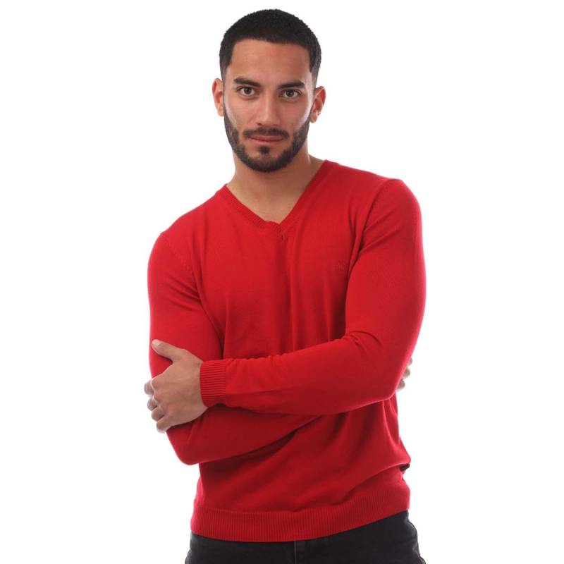Boss Herren Batisse V-Ausschnitt Pullover Top S rot von Joom DACH