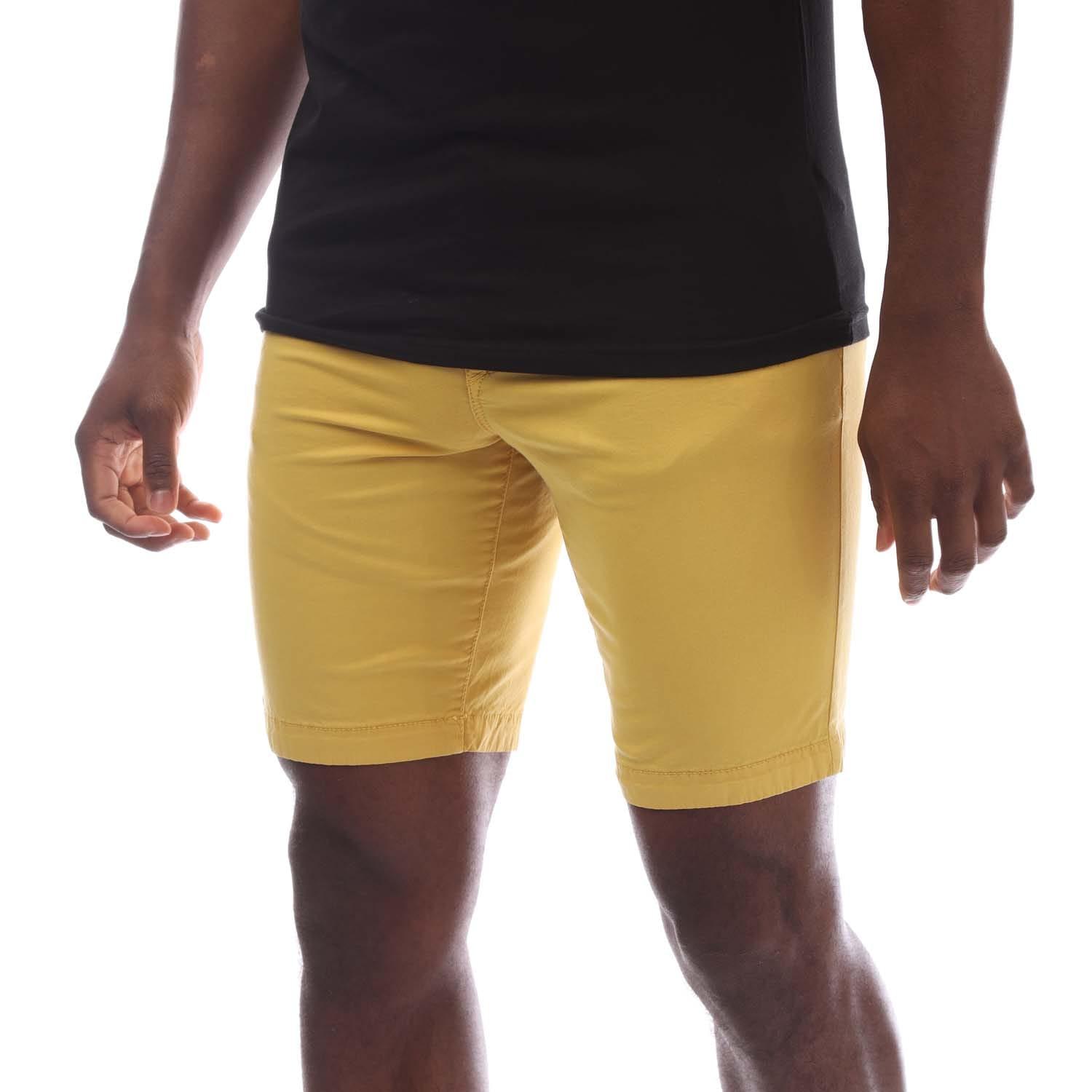 Boss Herren Chino Slim Shorts S gelb von Joom DACH