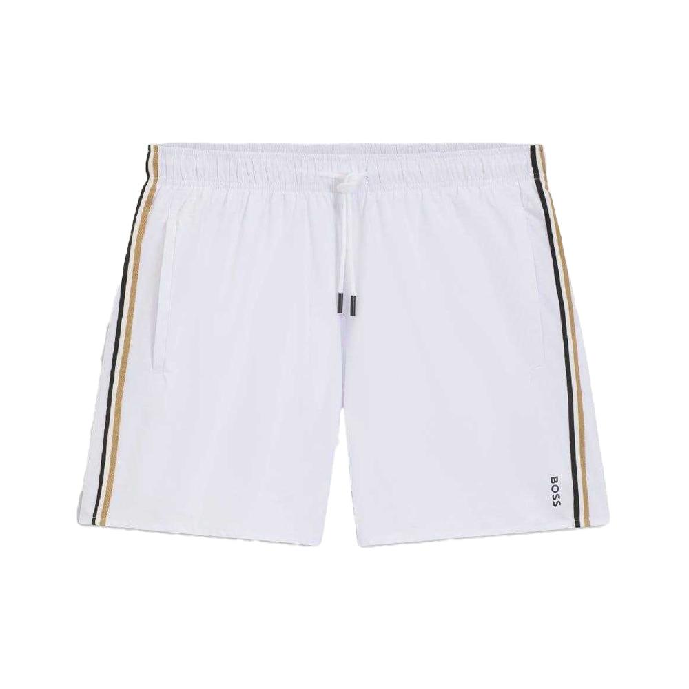 Boss Herren Icon Logo Badeshorts L weiß Boss Herren Icon Logo Badeshorts L weiß von Joom DACH