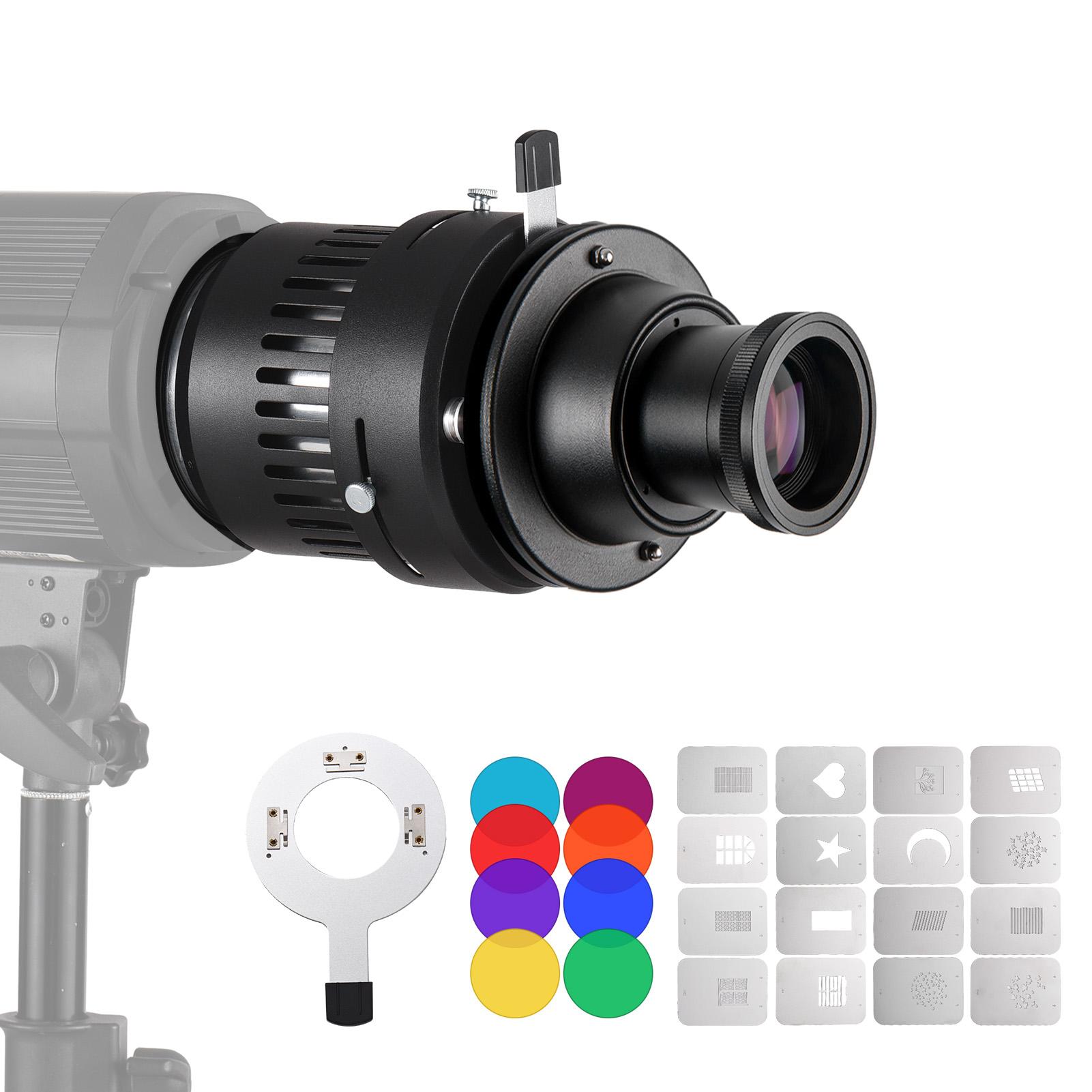 Bowens Mount Optischer Snoot Konischer Fokussierkondensator Kunst Spezialeffekte Geformter Lichtstrahl schwarz von Joom DACH