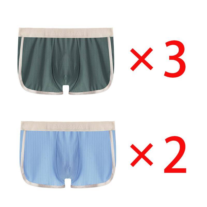 Boxer Herren Unterwäsche Gestreift Reine Baumwolle Atmungsaktiv Boxershorts Herrenmode Boxershorts 3XL gelb von Joom DACH