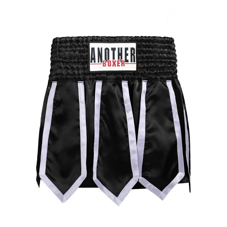Boxtrainingshosen im Streamer-Stil, Free Fighting Sanda-Halbhosen, Muay-Thai-Shorts für Männer, Frauen und Kinder, Arena-Wettkampf L schwarz Boxtrainingshosen im Streamer-Stil, Free Fighting Sanda-Halbhosen, Muay-Thai-Shorts für Männer, Frauen und Kinder, Arena-Wettkampf L schwarz von Joom DACH