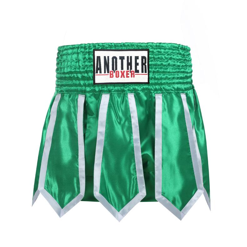 Boxtrainingshosen im Streamer-Stil, Free Fighting Sanda-Halbhosen, Muay-Thai-Shorts für Männer, Frauen und Kinder, Arena-Wettkampf L grün Boxtrainingshosen im Streamer-Stil, Free Fighting Sanda-Halbhosen, Muay-Thai-Shorts für Männer, Frauen und Kinder, Arena-Wettkampf L grün von Joom DACH