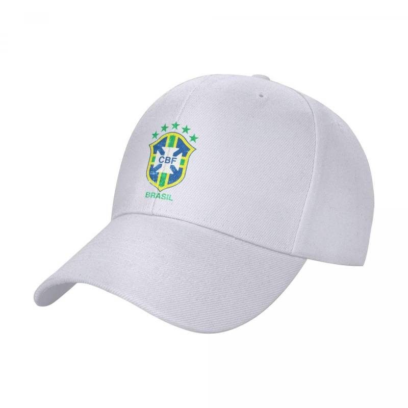 Brasilien Fußball Flagge Team Brasilien Unterstützung Geschenk Baseball Cap Golf Hut Unisex Luxus Unisex Hut Gentleman Hut Designer Unisex Hut Damen von Joom DACH