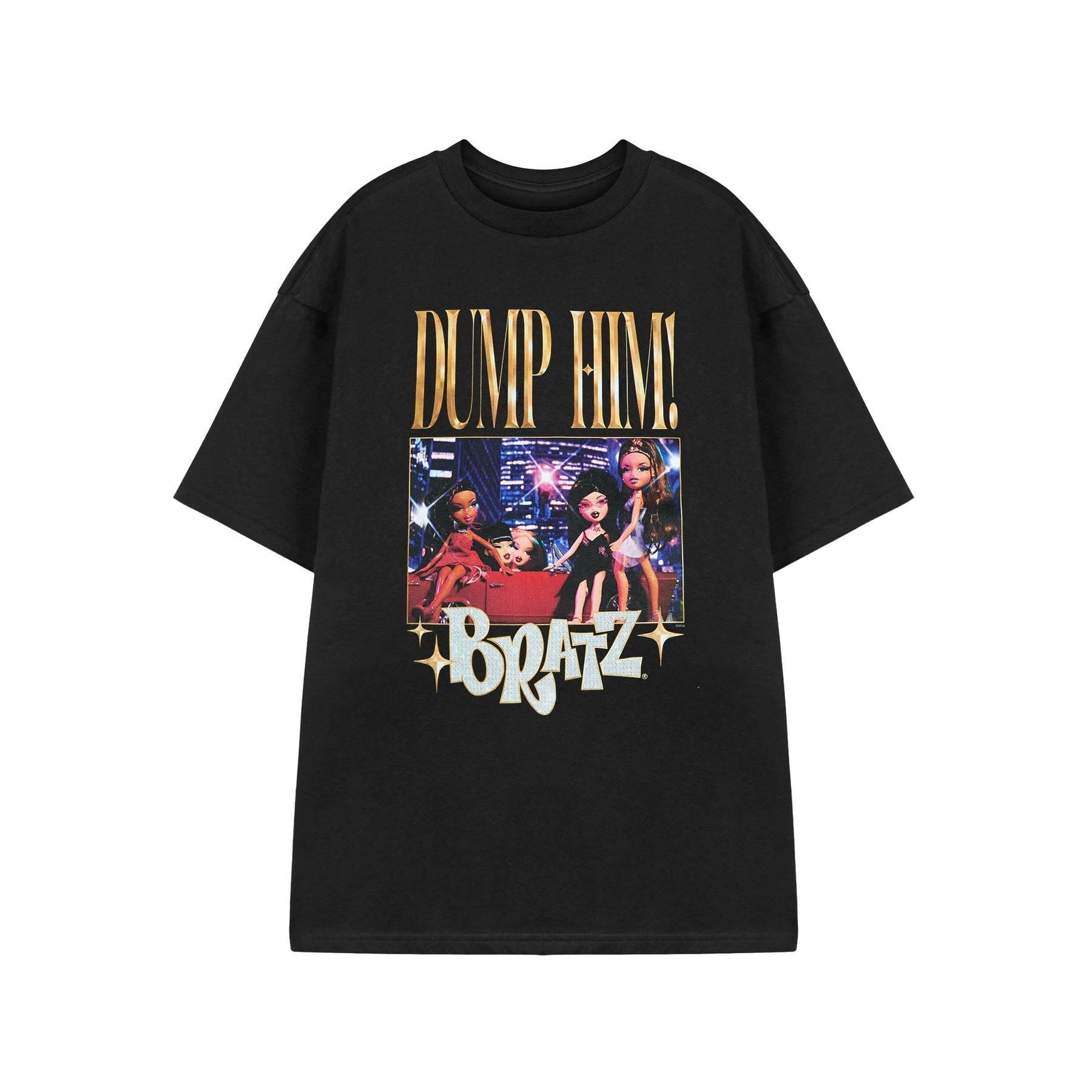 Bratz Damen T-Shirt Dump Him S schwarz von Joom DACH