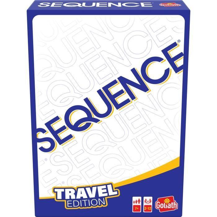 Brettspiele - GOLIATH - Sequence Travel - Lege 5 Spielsteine in eine Reihe für eine Sequence! Ab 7 Jahren von Joom DACH