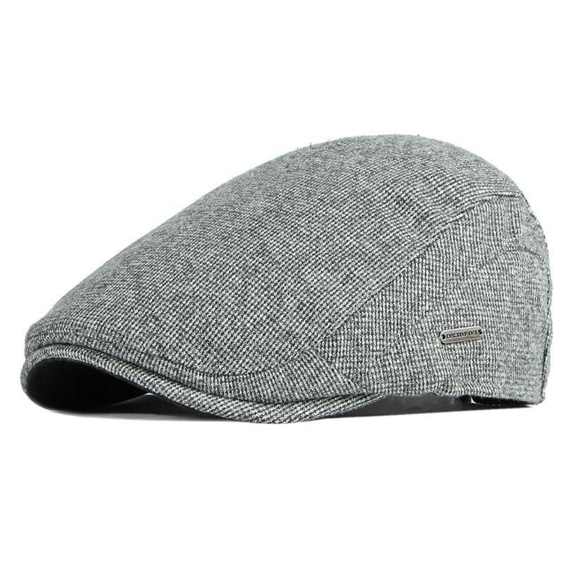 Britische Retro-Baskenmützen für Herren und Damen: Dicke, warme Herbst- & Wintermützen für die literarische Jugend One Size fits 55-59 cm head circumference von Joom DACH