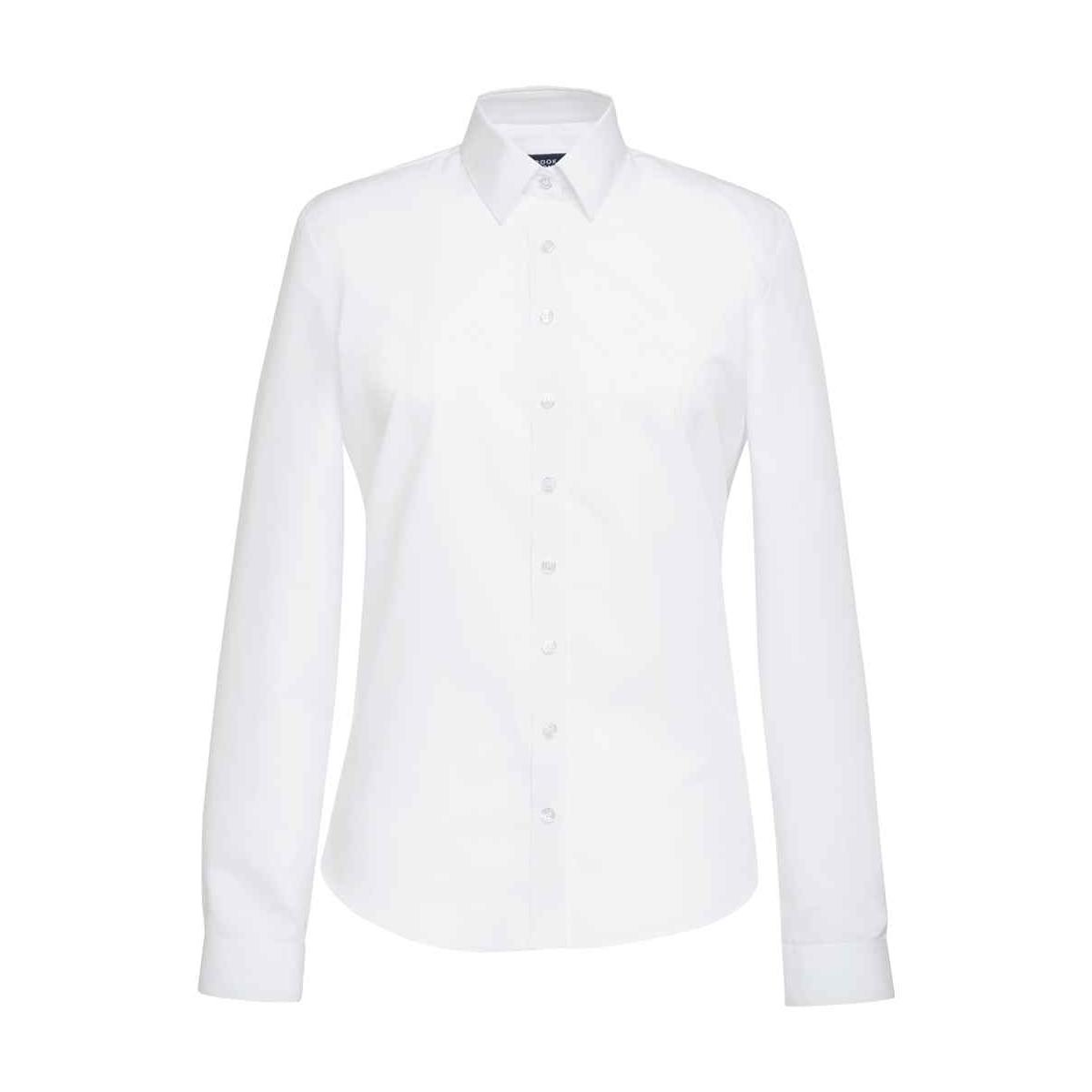 Brook Taverner Damen/Damen Selene Popeline Langarm Formales Hemd 16 UK weiß Brook Taverner Damen/Damen Selene Popeline Langarm Formales Hemd 16 UK weiß von Joom DACH
