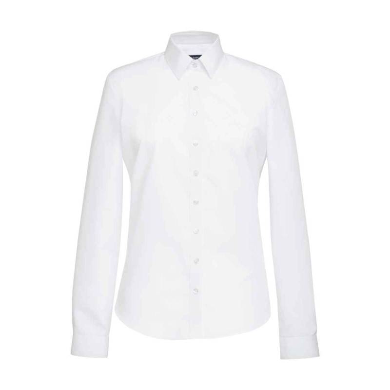 Brook Taverner Damen/Damen Selene Popeline Langarm Formales Hemd 16 UK weiß Brook Taverner Damen/Damen Selene Popeline Langarm Formales Hemd 16 UK weiß von Joom DACH