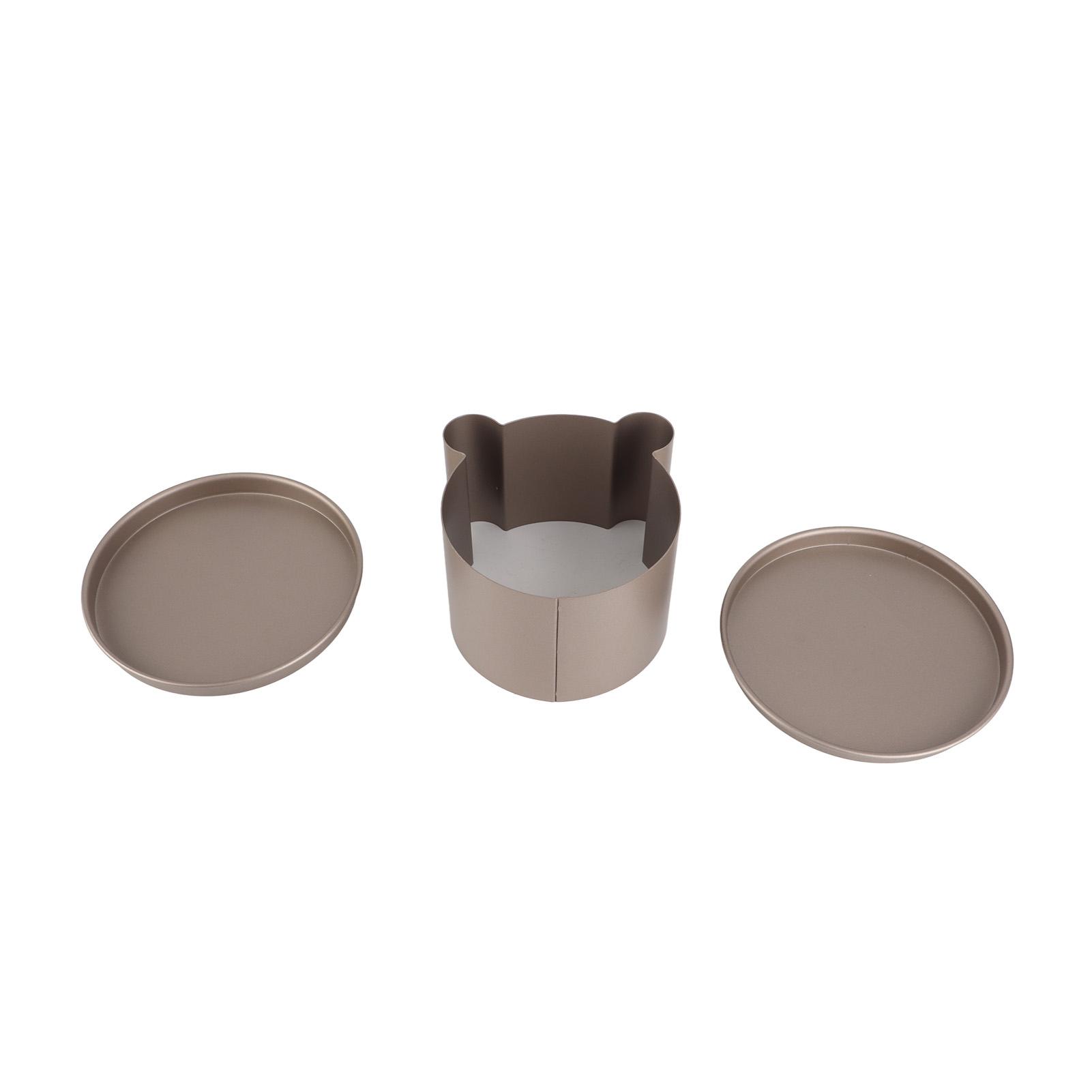 Brotform Bärenmuster Niedlich Antihaft Schnell Wärmeleitend Backform für Bäcker Gold von Joom DACH