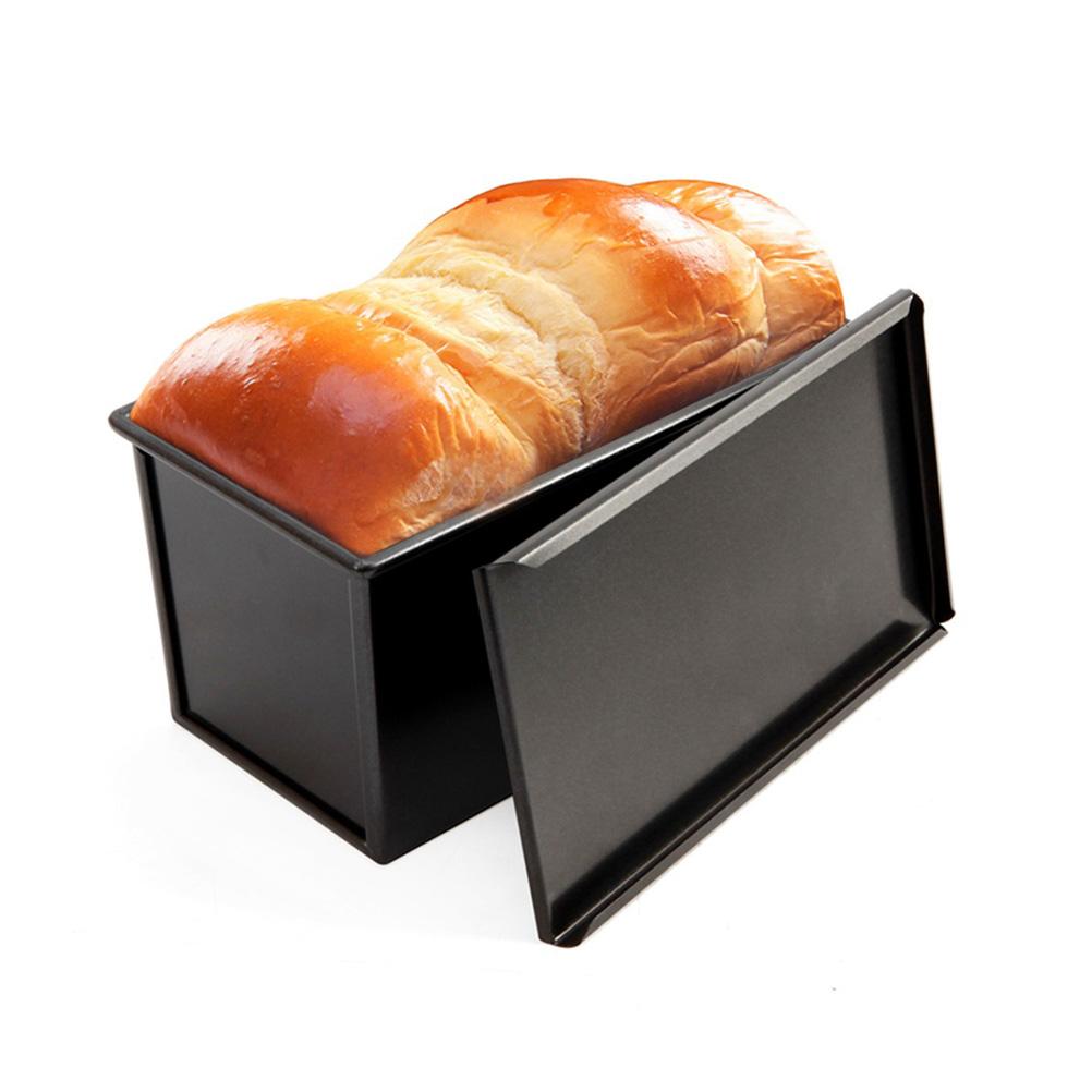 Brotform mit Antihaft-Deckel Rechteckige Kuchenform Toast Kuchen Backform Backwerkzeuge L von Joom DACH