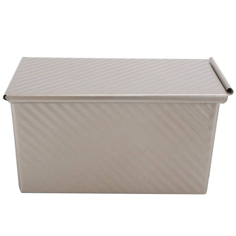 Brotformbox Goldene Haushalts-Antihaft-Backform Backform mit Deckel Küchenbedarf von Joom DACH