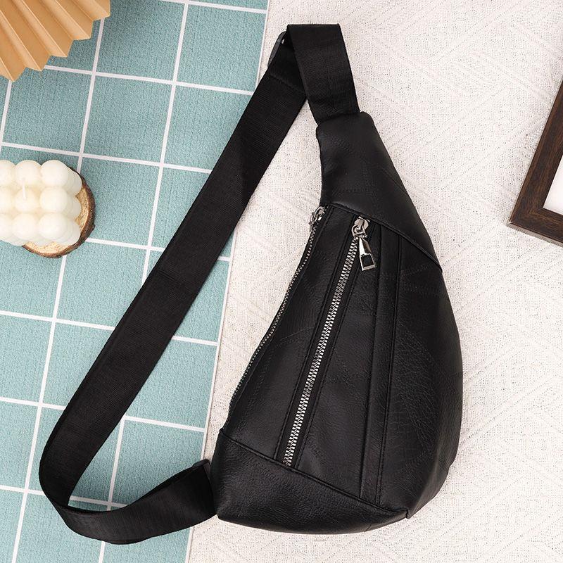 Brusttasche, Herren-Sport-Retro-Freizeitrucksack, modische Umhängetasche mit einer Schulter von Joom DACH