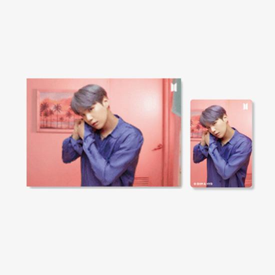 Bts(Bangtan Boys) 3D-Foto-Linsenraster-Postkarte + 1 Fotokarte VER.2 (KARTE DER SEELE : PERSONA) 7 Mitglieder von Joom DACH