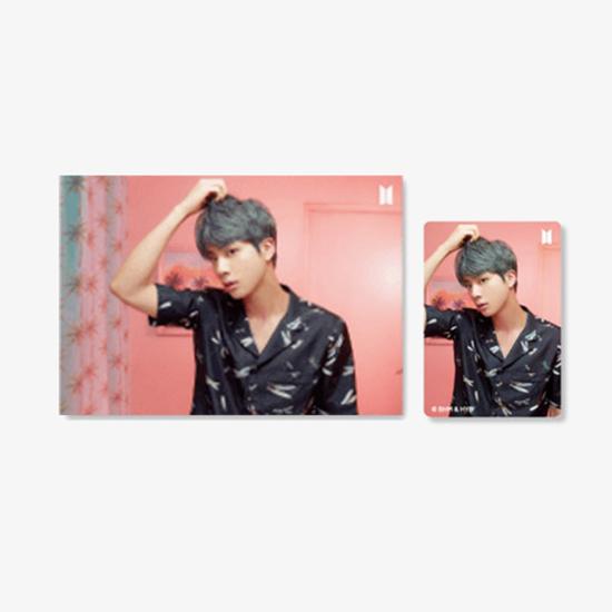 Bts(Bangtan Boys) 3D-Foto-Linsenraster-Postkarte + 1 Fotokarte VER.2 (KARTE DER SEELE : PERSONA) 7 Mitglieder von Joom DACH