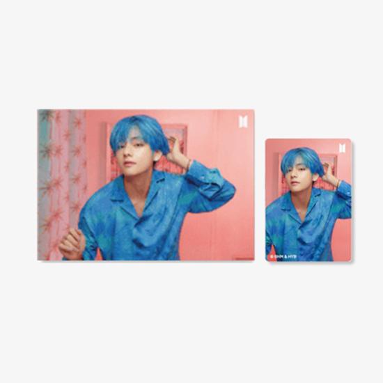 Bts(Bangtan Boys) 3D-Foto-Linsenraster-Postkarte + 1 Fotokarte VER.2 (KARTE DER SEELE : PERSONA) 7 Mitglieder von Joom DACH