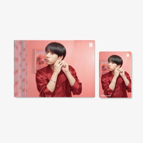 Bts(Bangtan Boys) 3D-Foto-Linsenraster-Postkarte + 1 Fotokarte VER.2 (KARTE DER SEELE : PERSONA) 7 Mitglieder von Joom DACH