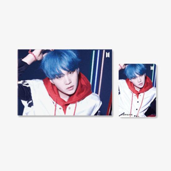 Bts(Bangtan Boys) 3D-Foto-Linsenraster-Postkarte + 1 Fotokarte VER.2 (LIEBE DICH SELBST „Sie“) 7 Mitglieder von Joom DACH