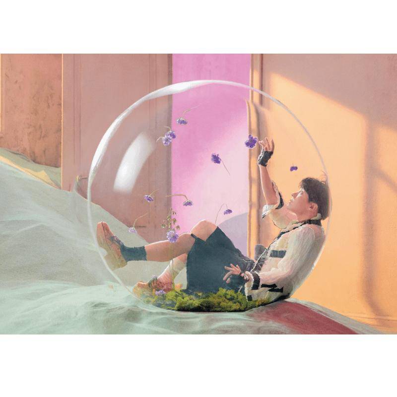 Bts (Bangtan Boys) 3D-Postkarte Love Yourself 7 Mitglieder, Foto Lentikular von Joom DACH